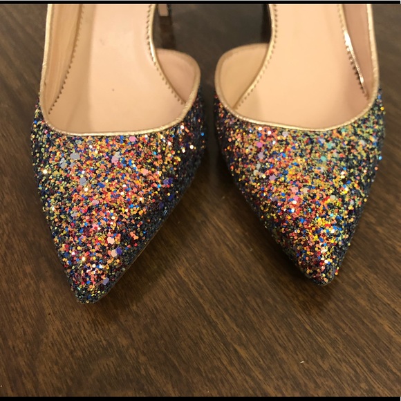 💗🦄 J Crew Glitter D’Orsay Pumps - Picture 2 of 8